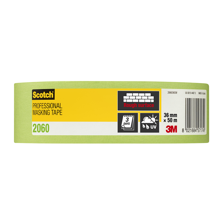 3m 1043864 - cinta adhesiva 206036sw 36mm x 50m | 4 piezas