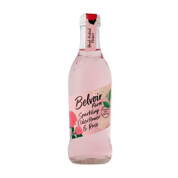 Belvoir rosa di fiori di sambuco frizzante (12x 275 ml)