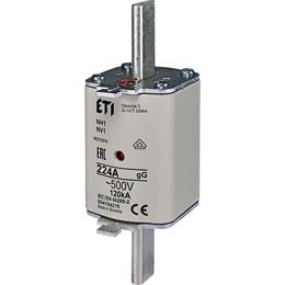 Fusible de cuchilla Eti 224a - 500v din nh1 gg | piezas de 3 piezas
