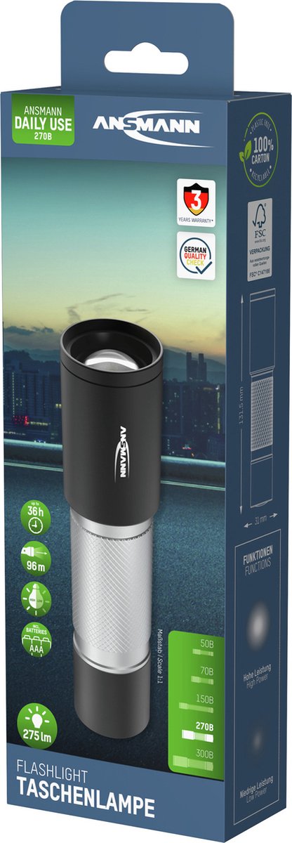 Linterna Ansmann 270b 275 lúmenes