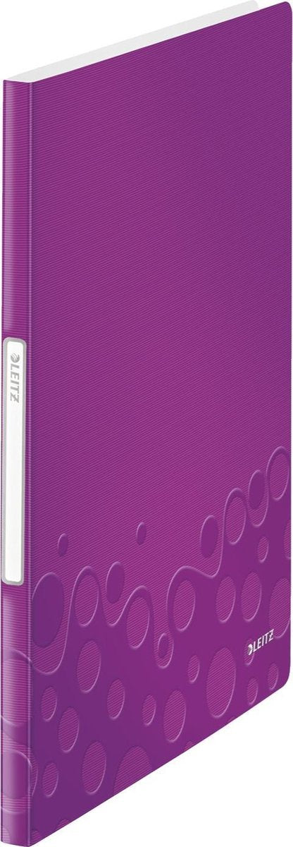 Leitz wow show album misura 21 x 297 cm (a4) viola - 20 buste