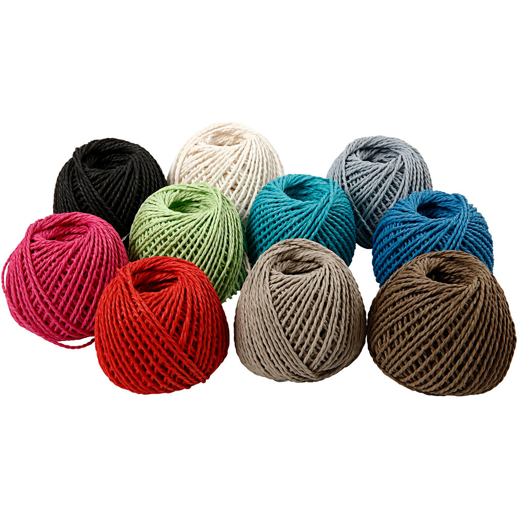 Creative Company Paper Yarn Color, 10x40m