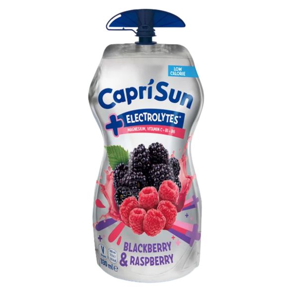 Capri-sun +elettroliti blackb raspb busta da 330 ml