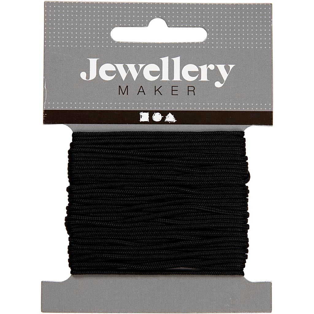 Creative Company Macrame Cord Black, 10m