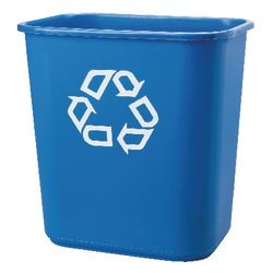 Papelera Rubbermaid fg295673 26,6l azul