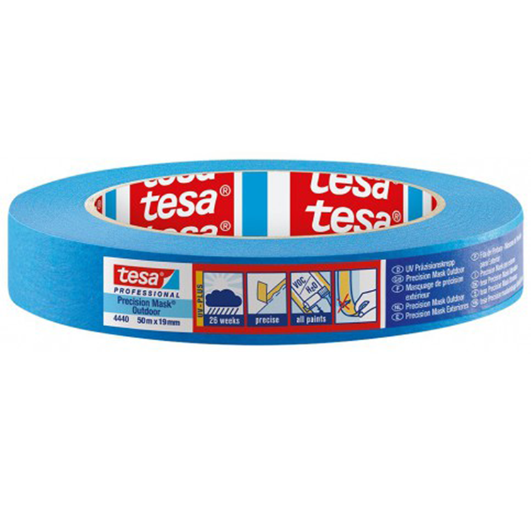 Tesa professional 1061929 - maschera prec outdoor robusta 50x19 | 8 pezzi