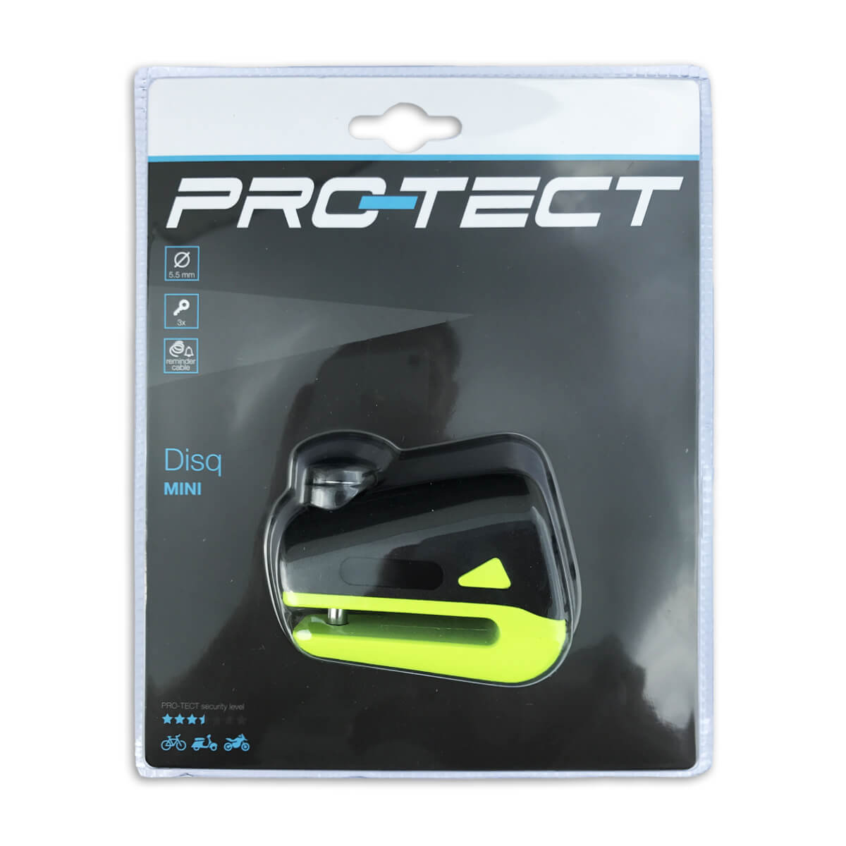Pro-Tect Disc brake lock 5.5mm (with bag and reminder cable)