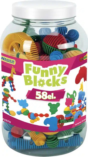 Wader Funny Blocks Sistema di costruzione a 58 anni