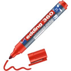 Rotulador para pizarra blanca edding 360 1,5-3mm rojo