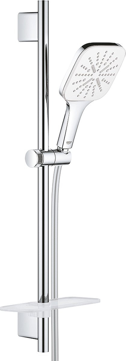 Grohe quickfix vitalio smartactive 130 cube douchestangset - 3 straalsoorten - chroom - 26596000