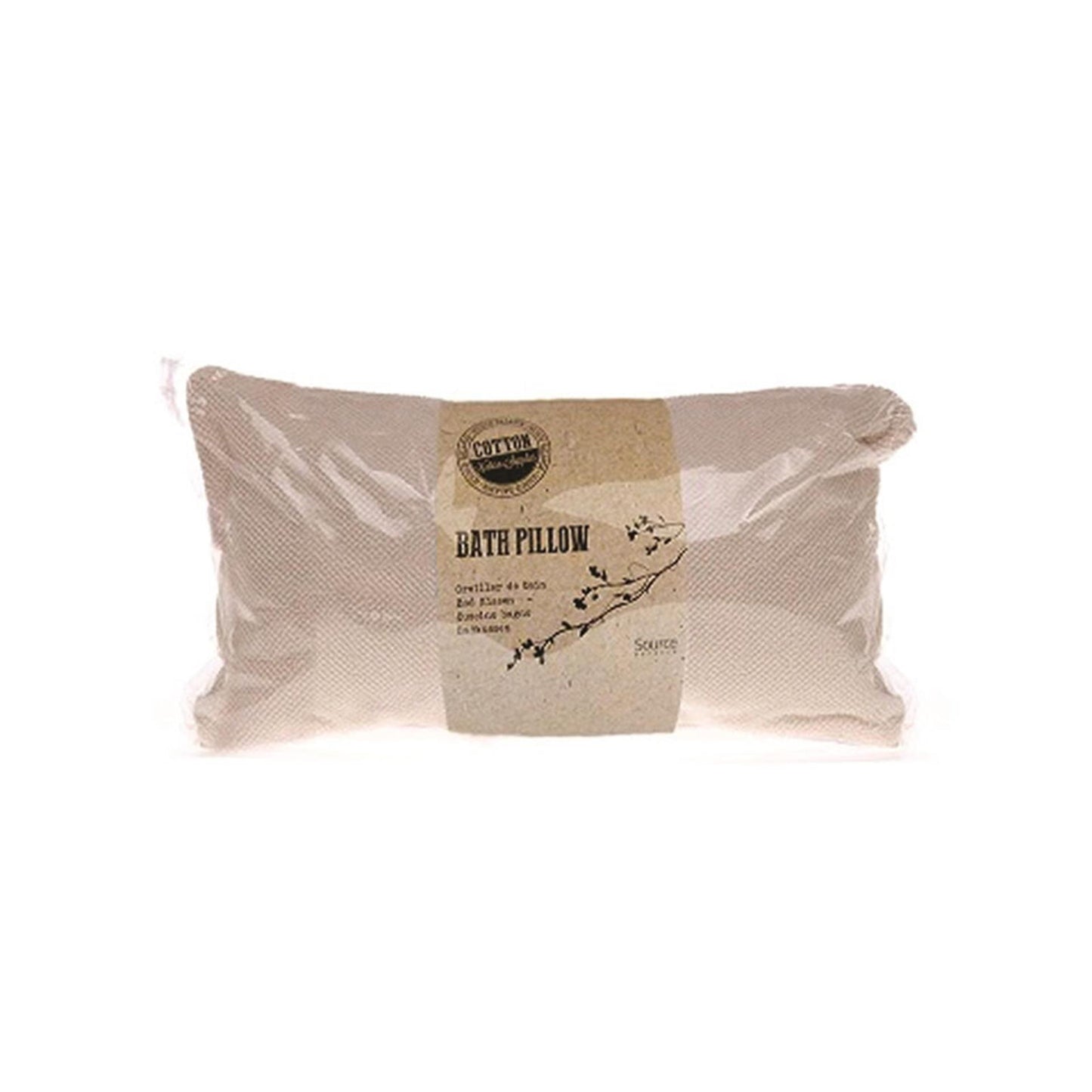 Cuscino da bagno in spugna Source Balance con ventosa 35x17 cm