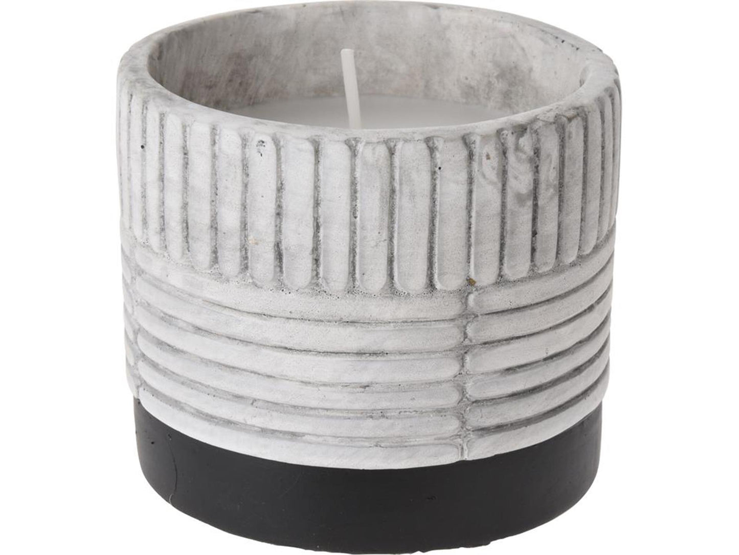 Vela de citronela Pro garden en maceta de cerámica gris
