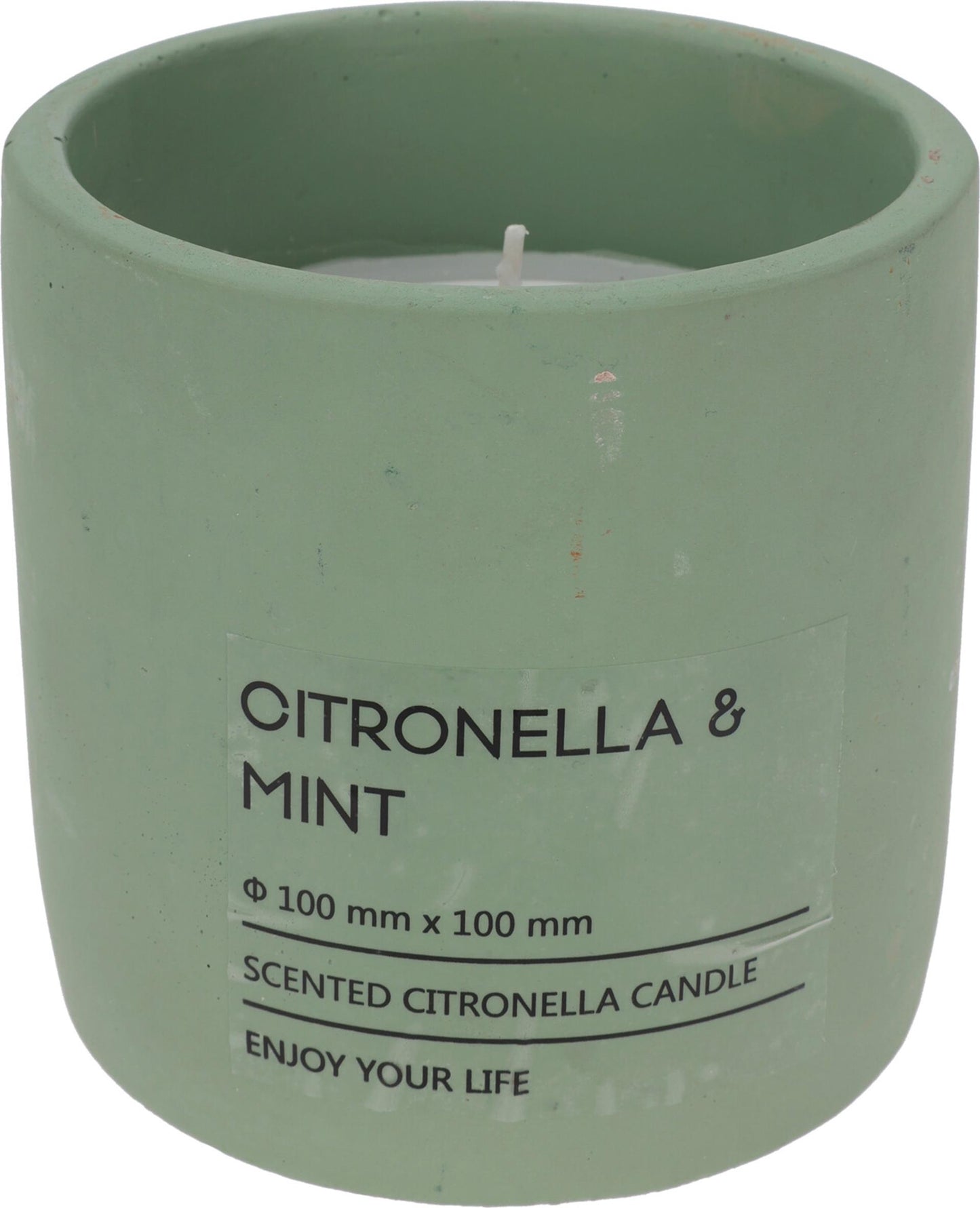 Vela de citronela Pro garden en maceta 10cm verde