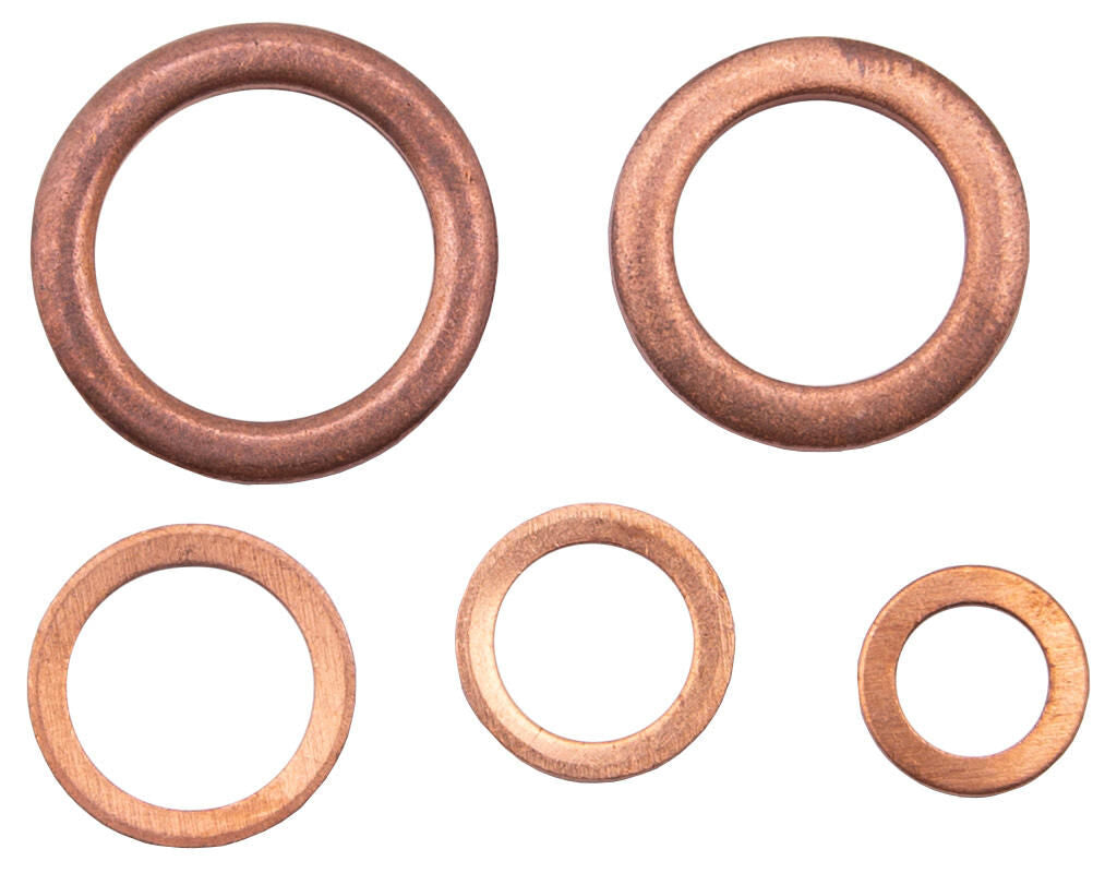 Dresselhaus Seal Ring Copper SB-Mix Forma 5 piezas. En una blista
