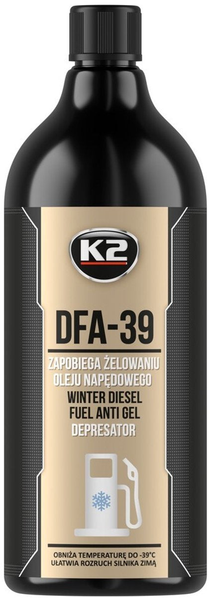 K2 dfa-39 - 1l - brandstoftoevoegsel - diesel antivries - diesel antistollingsmiddel