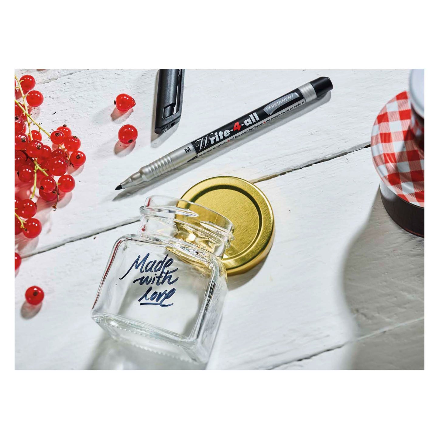 Stabilo Write-4-All Permanent Marker Super Fine Black