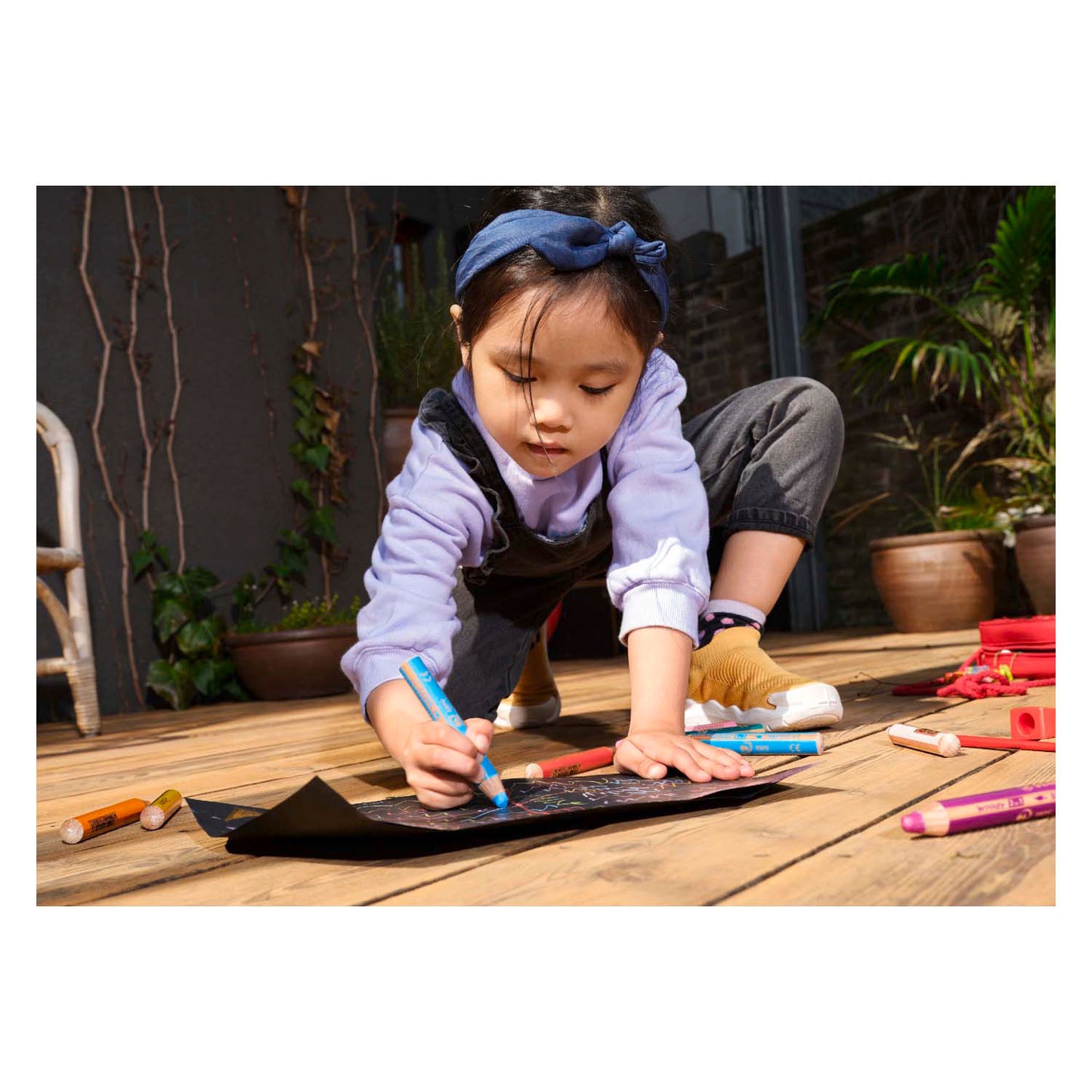 Stabilo Woody 3in1 matite colorate - 6 colori