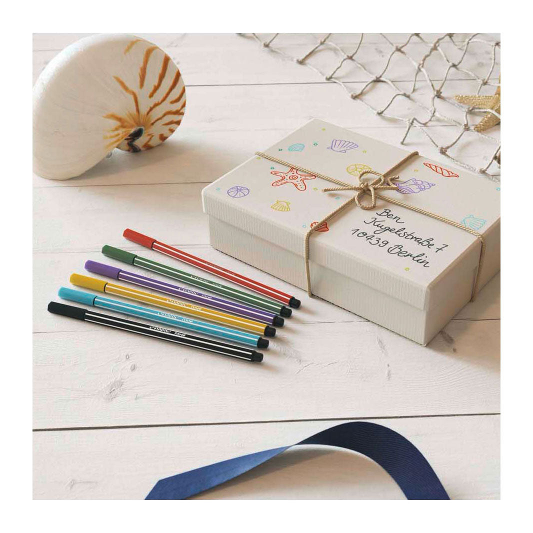 Pen stabilo 68 -TIP Pen fluorescente amarillo (68 024)