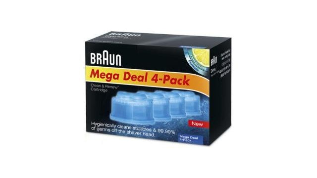 Braun CCR4 Clean Renew Riemibill Cartidge 4 pezzi