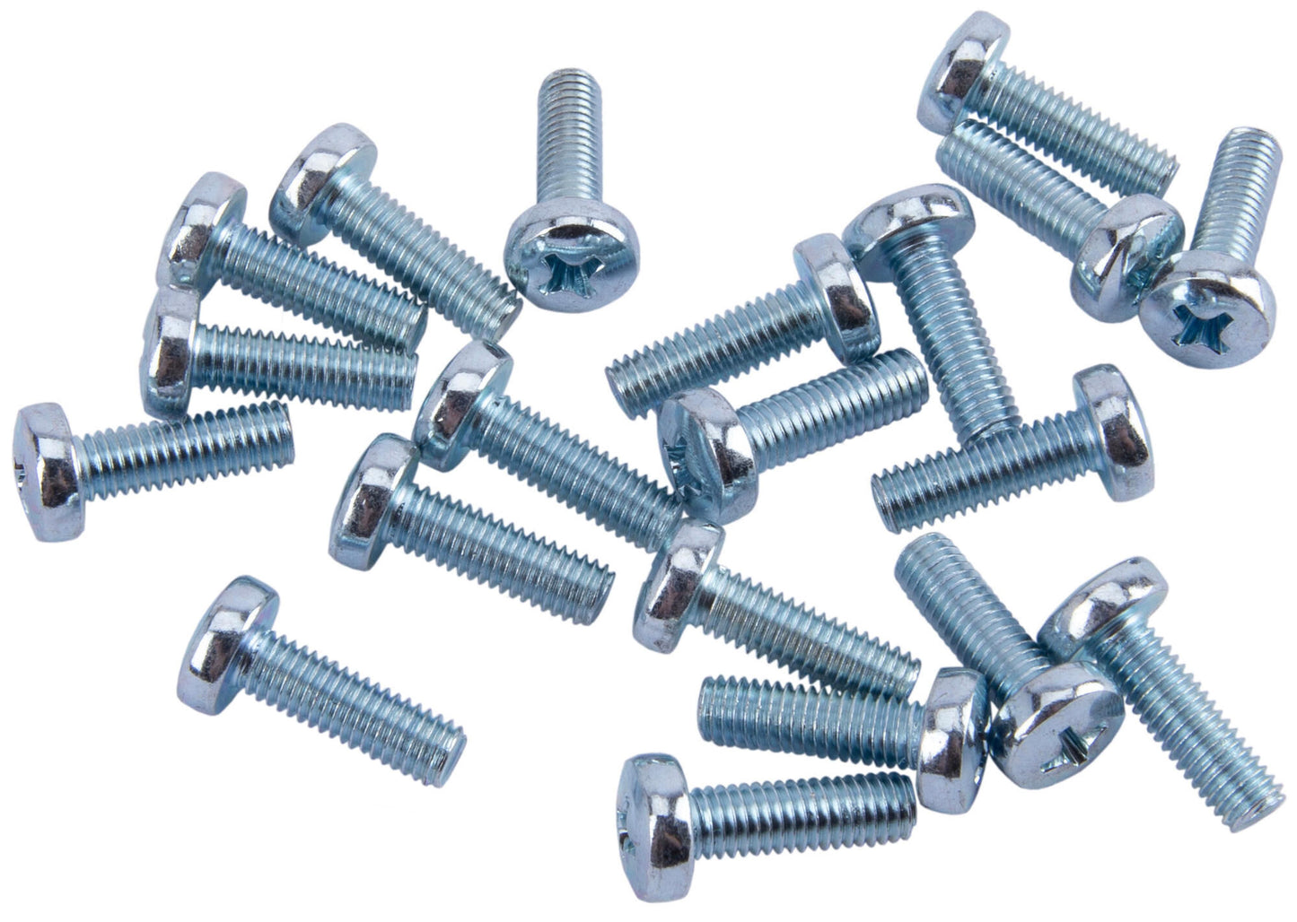 Dresselhaus enhebrado 5x16 mm 20pcs. Receso cruzado de la cabeza de la bandeja