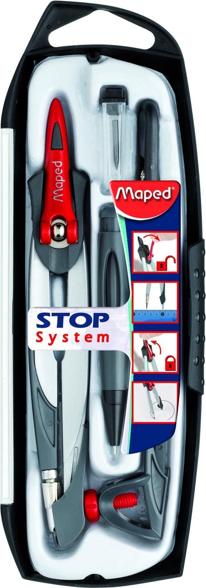 Set passanti per sistema ferma ufficio Maped da 5 pezzi