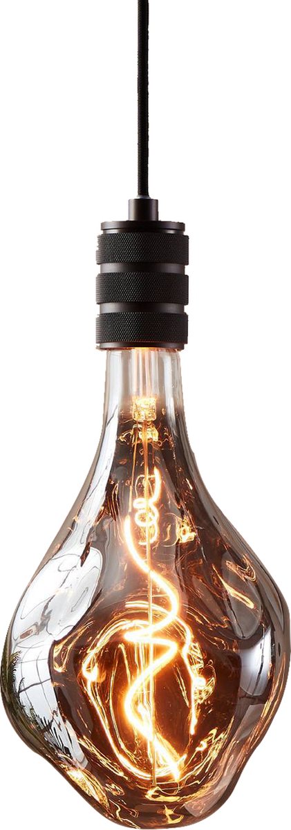 Eglo led lamp - e27 - ø 16,5 cm - rookglas - 1800k - dimbaar