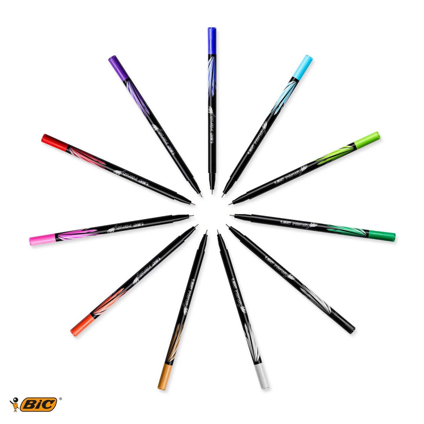 BIC intensidad Fineliners pastel, 12º.