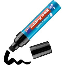 Pennarello per lavagna a fogli mobili edding 388 nero 4-12 mm