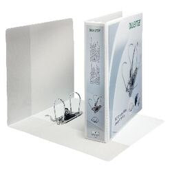 Presentation ring binder Leitz Panorama 180 polypropylene A4 maxi white