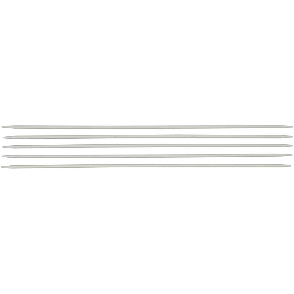 Ferri da maglia per calze Creative Company, L: 20 cm, misura 2,5 mm, 1 set