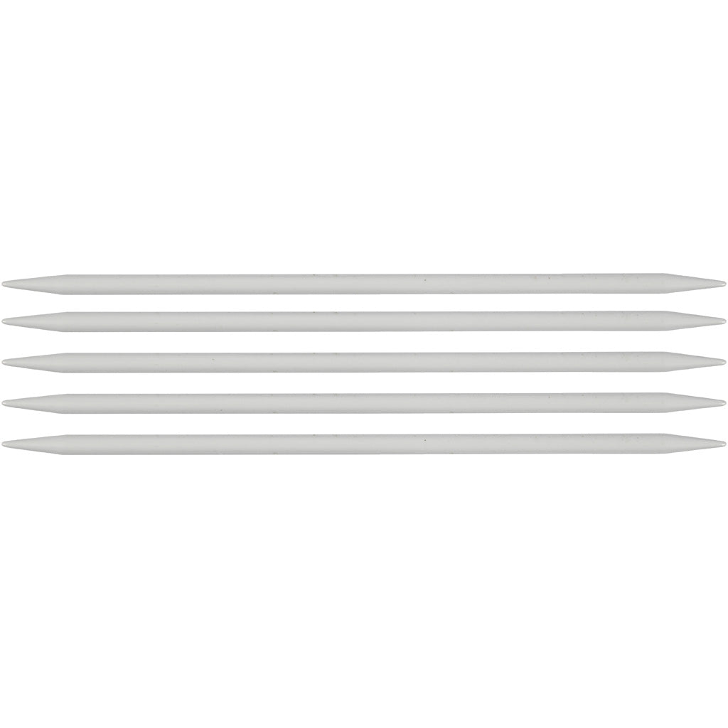 Ferri da maglia per calze Creative Company, L: 20 cm, misura 6 mm, 1 set