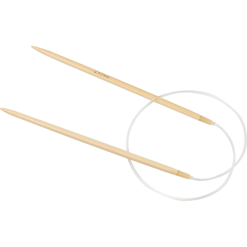 Agujas de tejer redondas Creativ Company, largo: 60 cm, tamaño 4,5 mm, 1 unidad