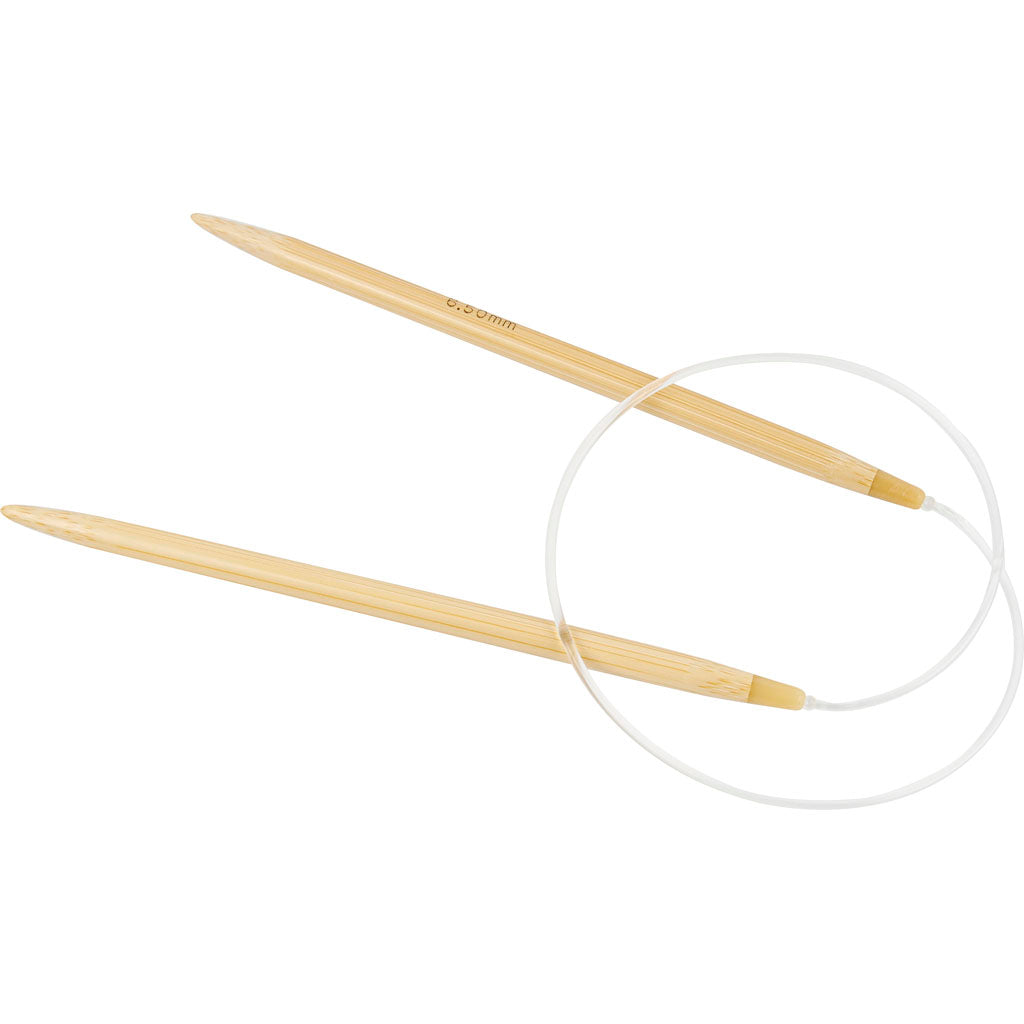 Agujas de tejer redondas Creativ Company, largo: 60 cm, tamaño 6,5 mm, 1 unidad