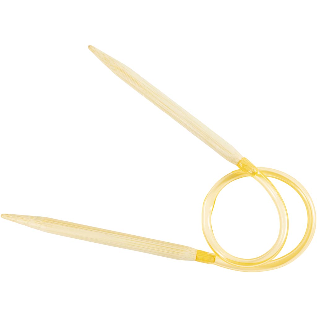 Ferri da maglia rotondi Creative Company, L: 40 cm, misura 7 mm, 1 pezzo