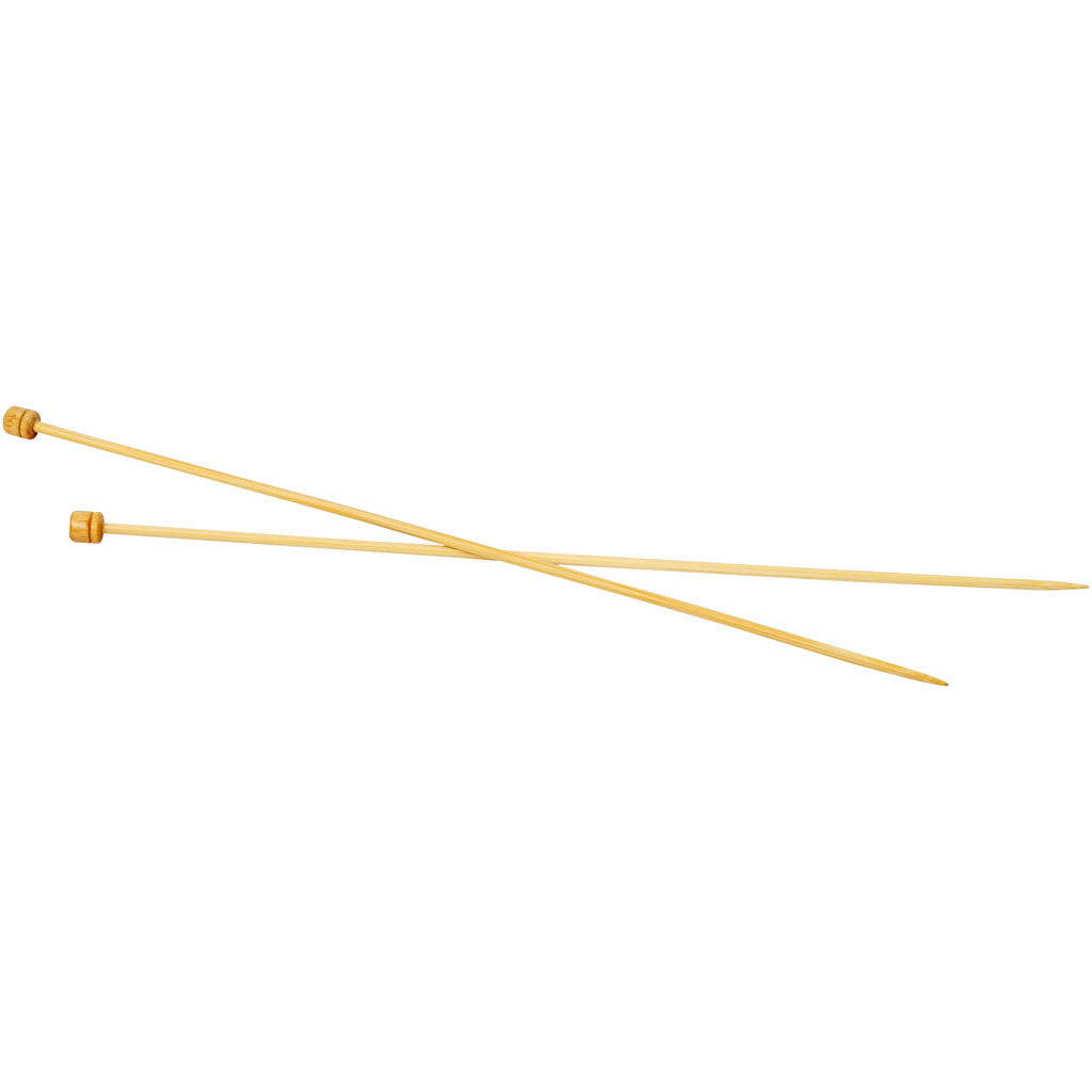 Ferri da maglia dell'azienda Creativ, l: 35 cm, misura 4 mm, 1 paio