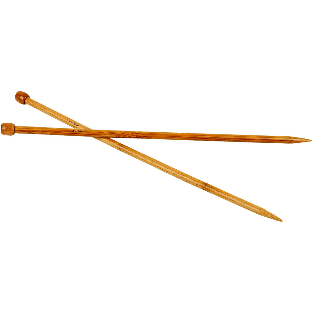 Ferri da maglia dell'azienda Creativ, l: 35 cm, misura 9 mm, 1 paio