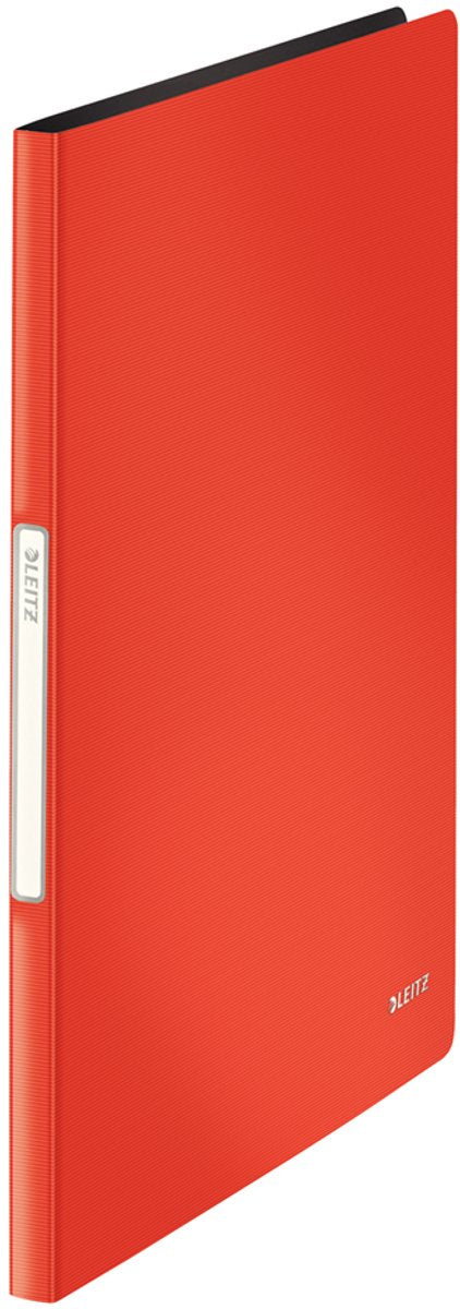 Carpeta Leitz View sólida, A4, PP, con 40 fundas View, negra