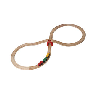 Juego de tren de madera, 20dlg.