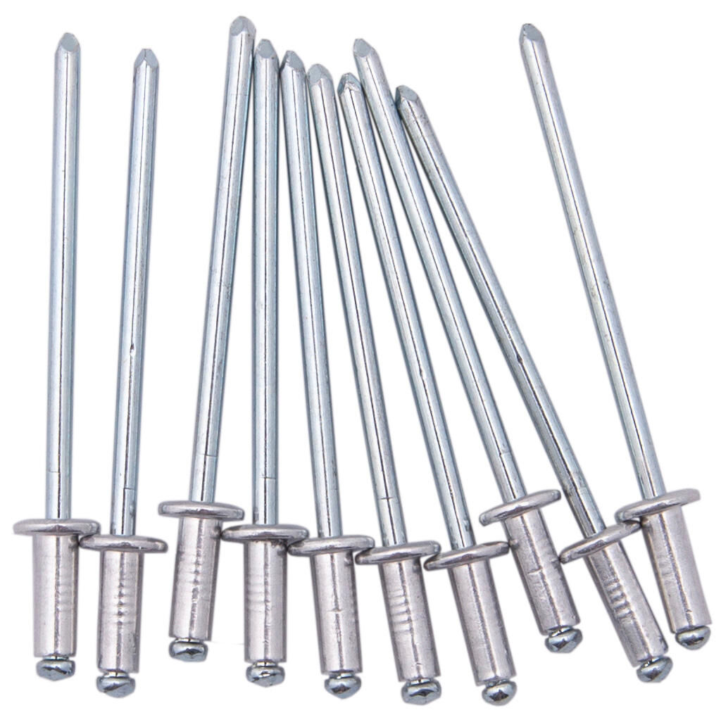 Rivetti ciechi di dresselhaus 3.0 x 8,0 mm in acciaio in alluminio, testa piatta