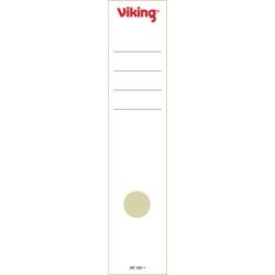 Etichette per spine vichinghe lunghe 7,5 cm bianche