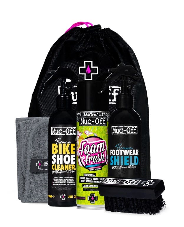 Limpiador de zapatos Muc-off Premium Bike Shoe Care Kit