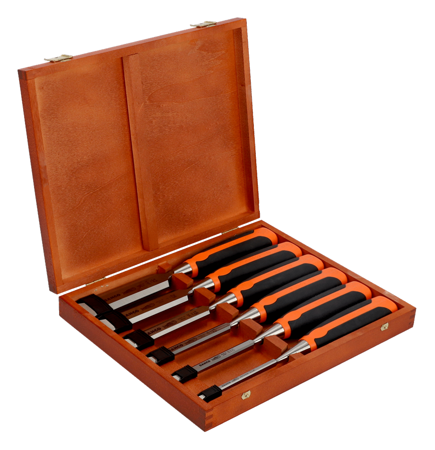 Juego de cinceles Bahco de 6 piezas.