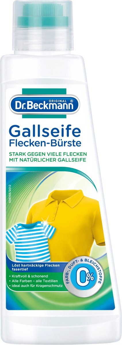 Dr. beckmann galas stain remover - stain remover for textiles - 250ml with brush