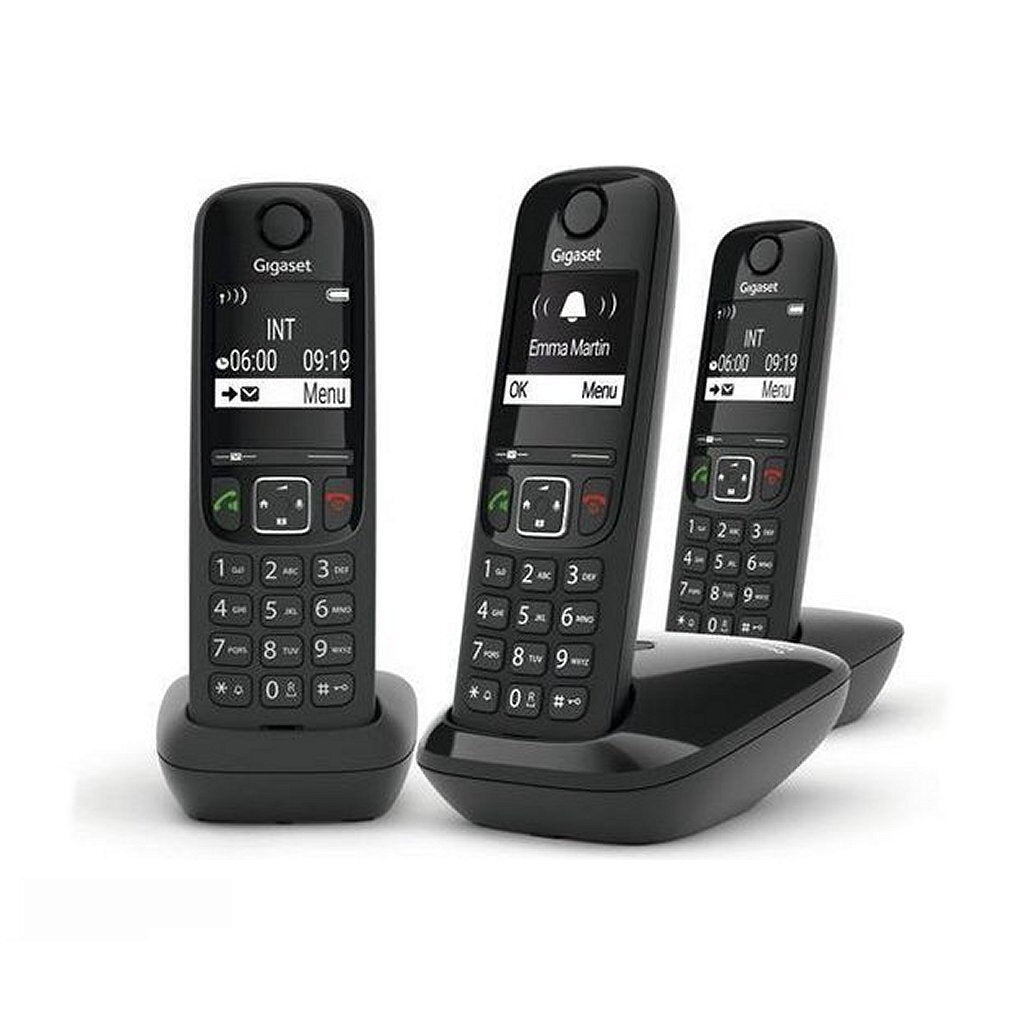 Gigaset Gigaset AS690R DECT Telefono nero