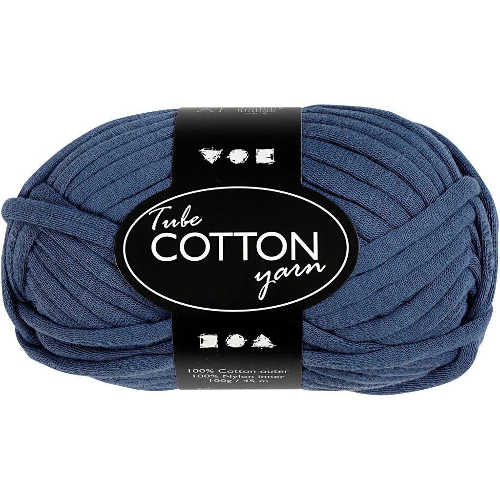 Hilo textil Creativ Company, l: 45 m, azul oscuro, 100 g 1 ovillo