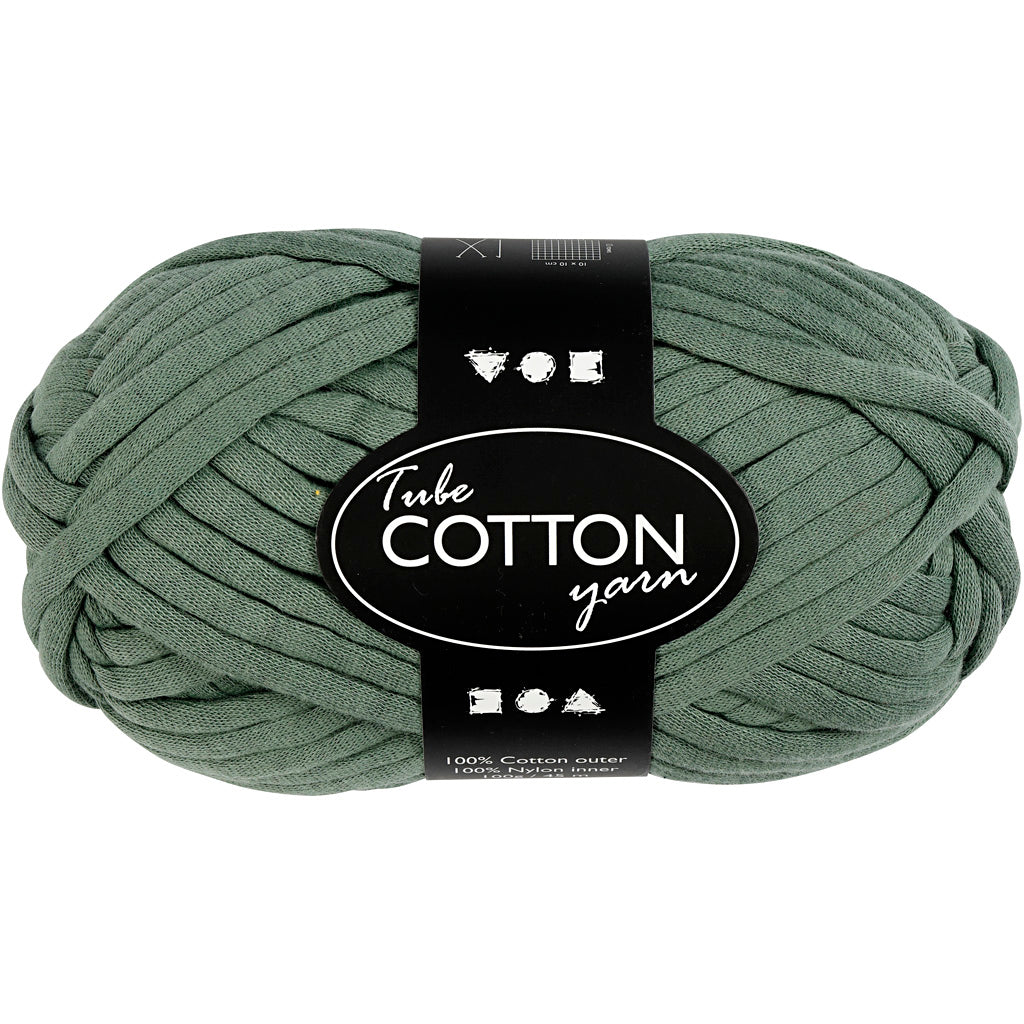 Hilo textil Creativ company, l: 45 m, verde oscuro, 100 gr 1 ovillo