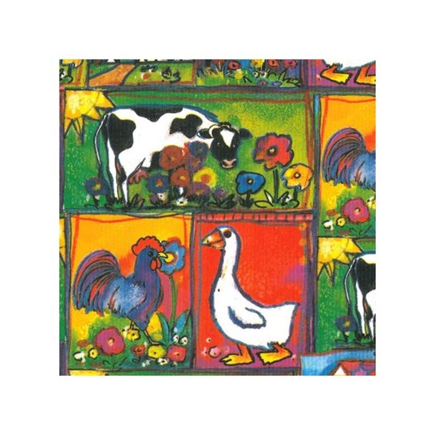 Contrarollo 50cm animales de granja 200m