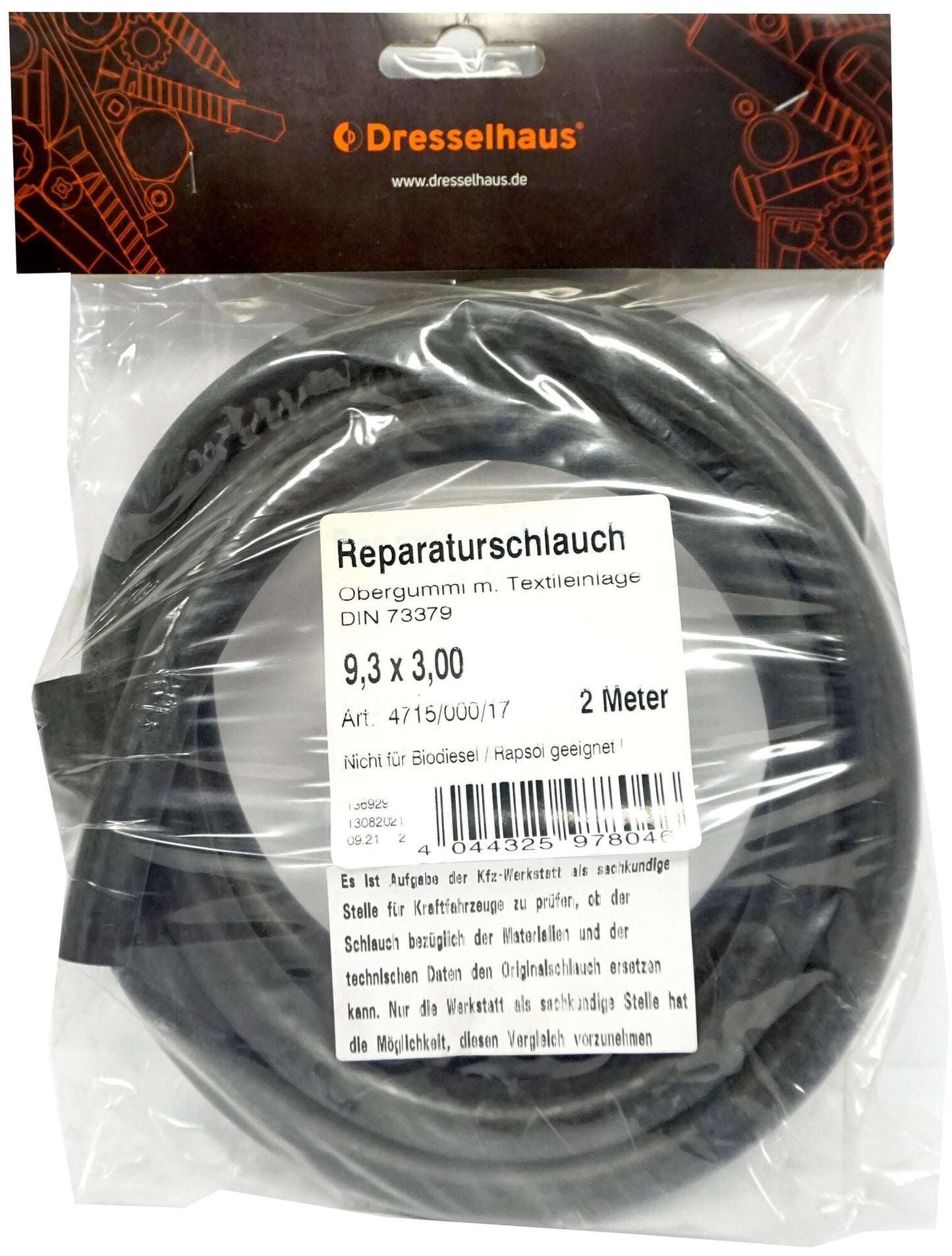 Dresselhaus Cusini di carburante 9.3x3 2m 9.3x13.5 Gomma superiore 2 mt