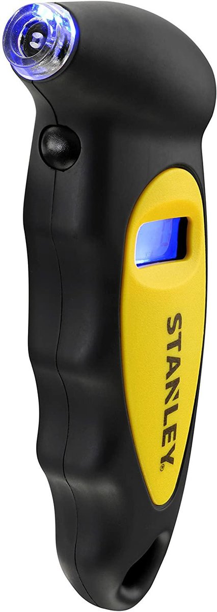 Stanley stht80874-0 - manometro digitale per pneumatici - per una misurazione precisa della pressione - illuminazione a LED