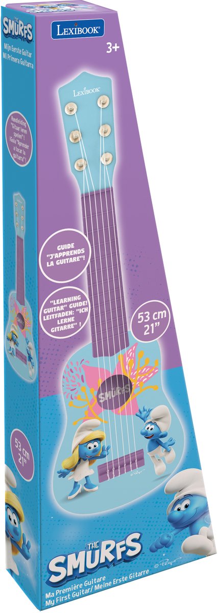 Lexibook i miei primi puffi chitarra – 21 53 cm